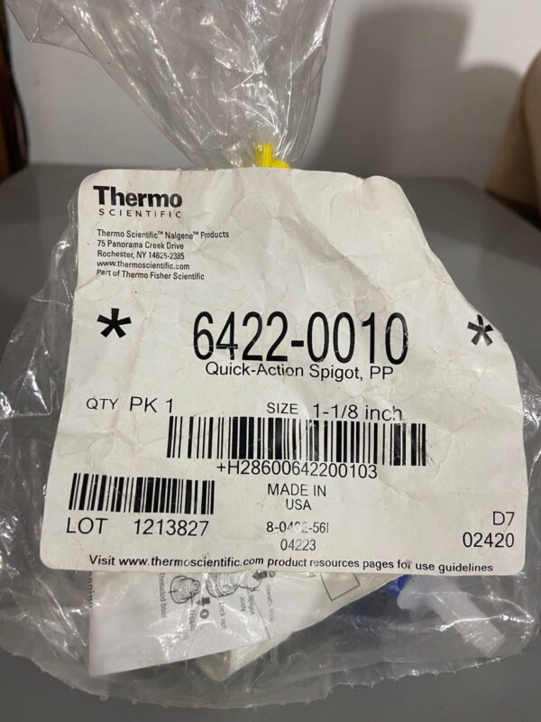 Torneira Thermo Scientific PN: 6422-0010 - Image 3