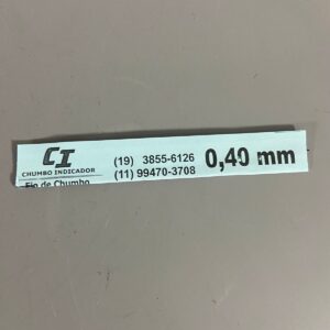 Calibrador de folga CI Chumbo PN: 0,4X105MM