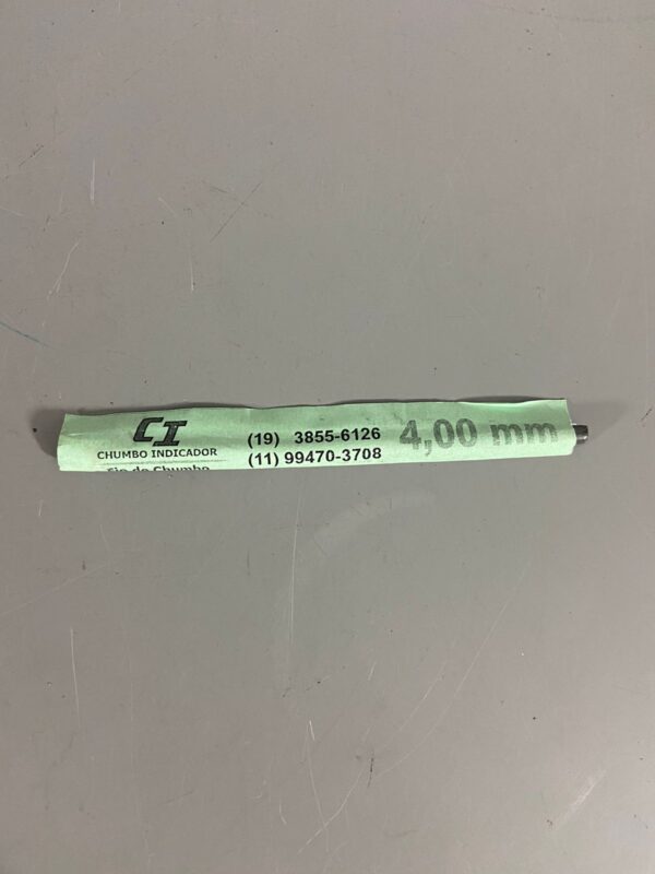 Fio de Chumbo CI Chumbo 4MM X 105MM