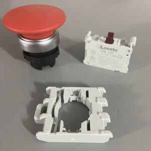 Botão de Comando Lovato PN: LPC B6144 + LPX AU120 + LPXC01